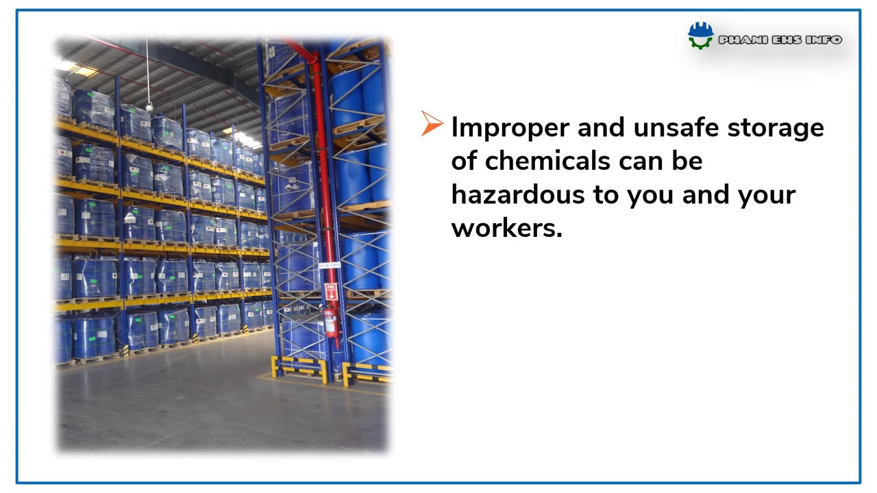 SAFE STORAGE OF CHEMICALS