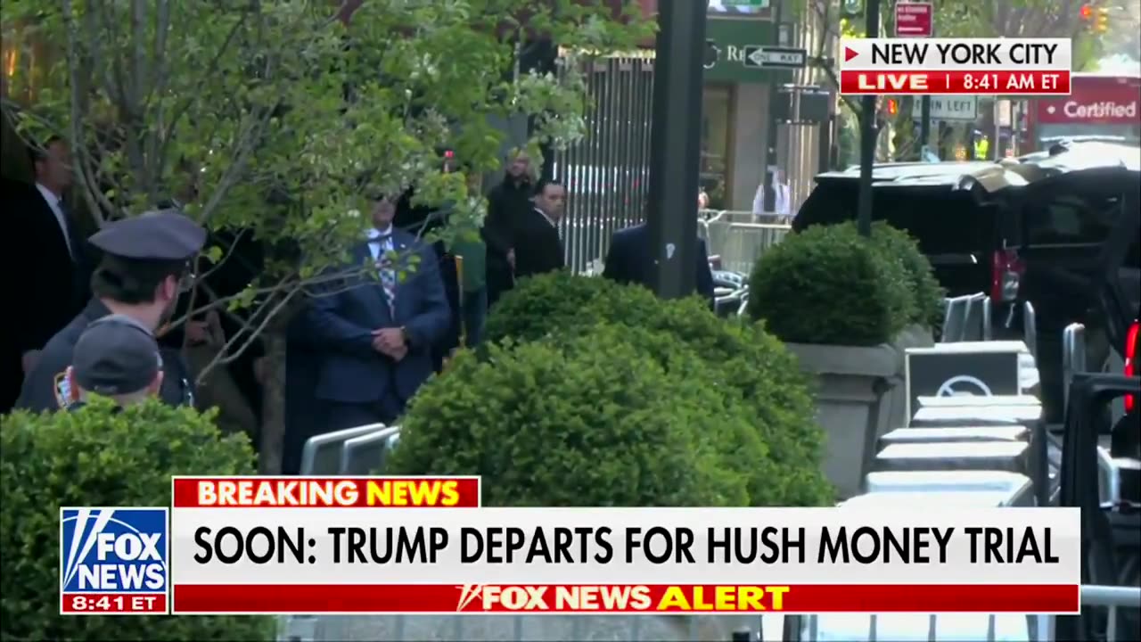 🚨BREAKING: Donald Trump heads to court in the first #TrumpTrial case in New York