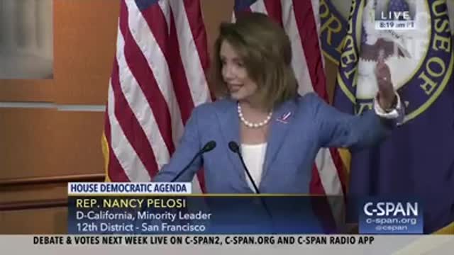 Pelosi exposes a tactic used by the left called the wrap up smear