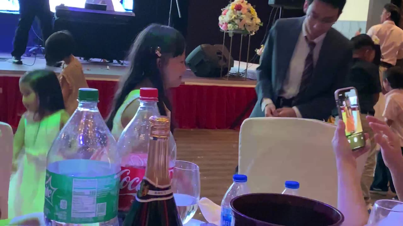 At Viet's wedding party