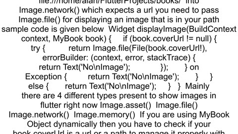 Why do I get an Invalid Argument Exception when displaying a network image