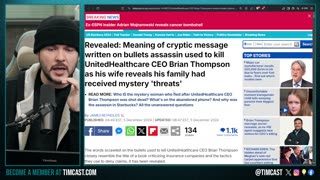 CRYPTIC Message Found In UnitedHealth CEO ASSASSINATION, UNHINGED Leftist Journo CALLS FOR MORE