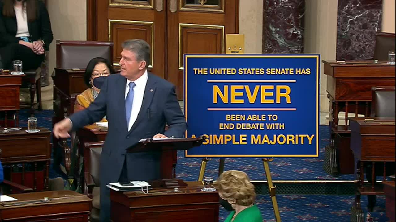 JUST IN: Joe Manchin Obliterates Democrats' Hopes Of Nuking Filibuster To Pass Voting Bills