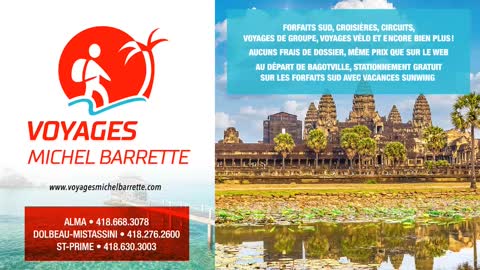 Voyages Michel Barrette, avec vous dans vos rèves de voyages