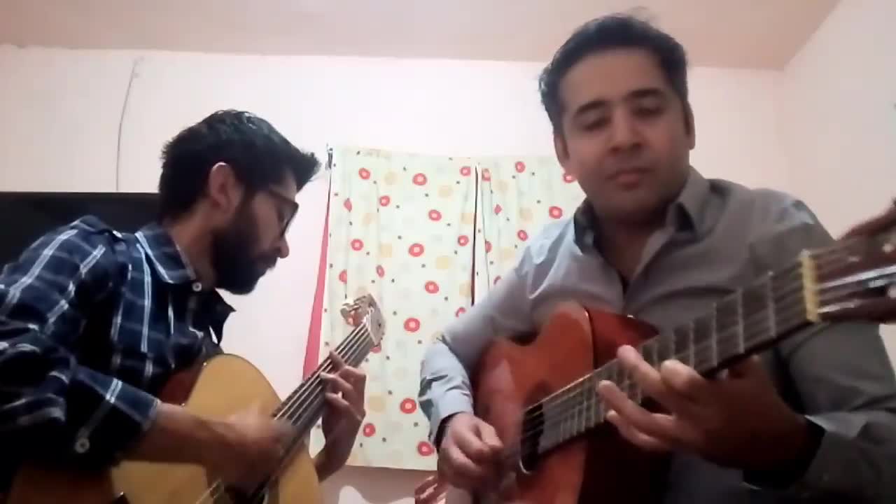 Umer Dva Best improvisation over guitar jamming with friend