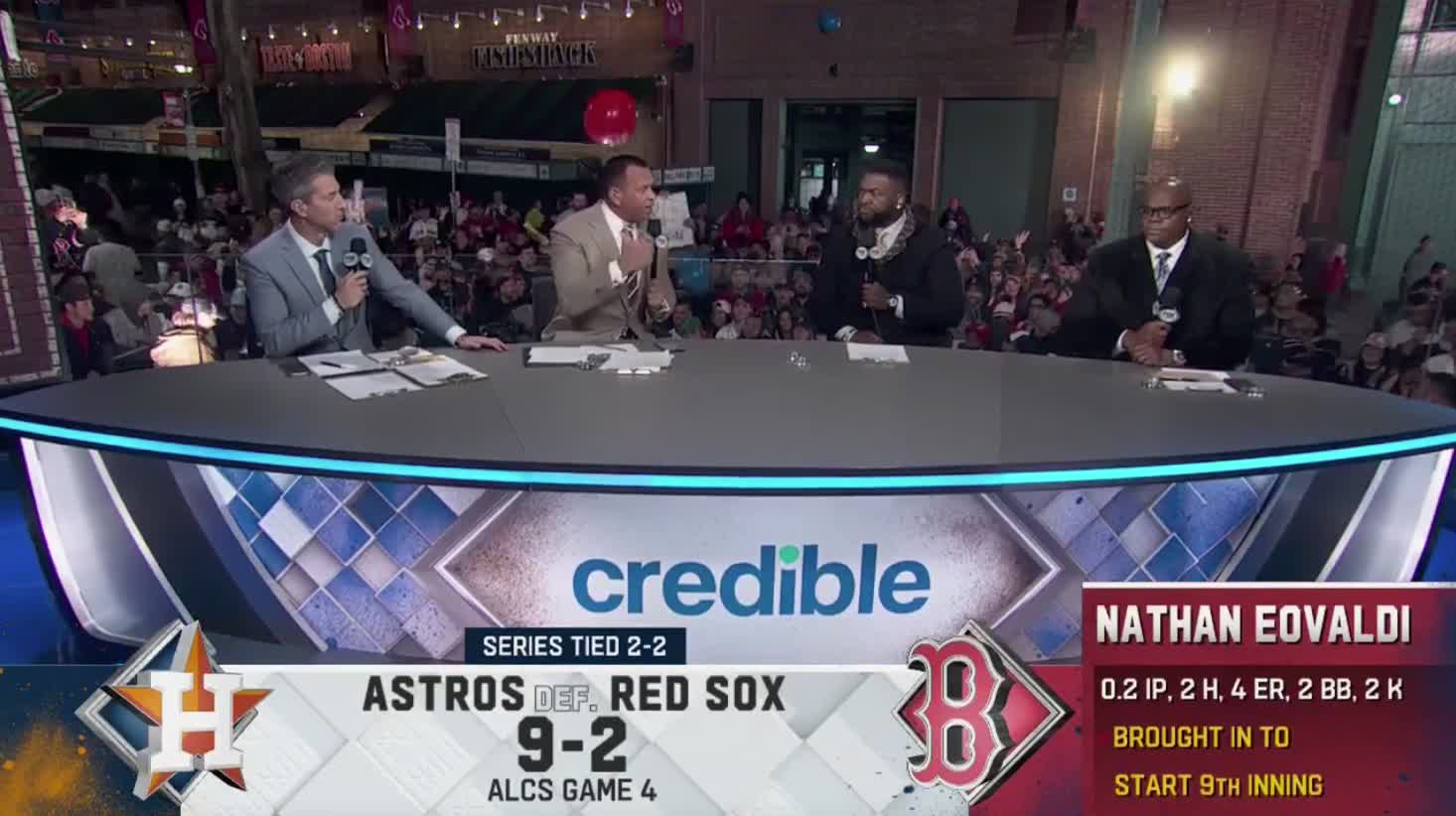 "F*ck Joe Biden" chants can be heard during the ALCS postgame show on Fox