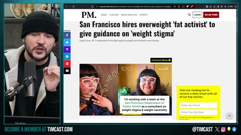 San Fran Hires FAT ACTIVIST To Promote Body Positivity, We Should SHAME Bad Choices And WORK OUT