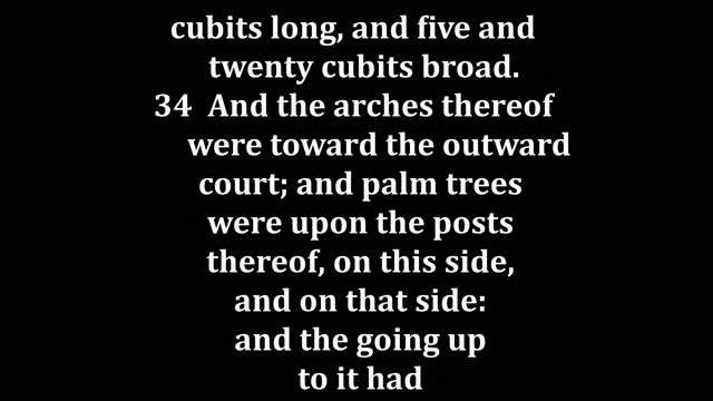 Ezekiel 40 King James version