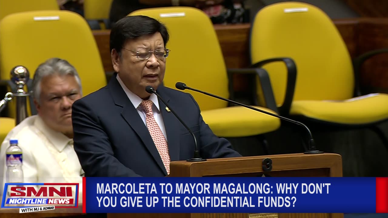 Marcoleta to Mayor Magalong:Why don't you give up the confidential funds?
