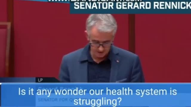 Aus 🇦🇺 Senator Gerrard Rennick Truth Bombs