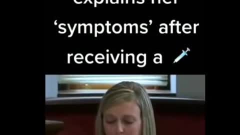 Emotional dental hygienist talks about her symptoms after receiving the COVID 19 vaccine
