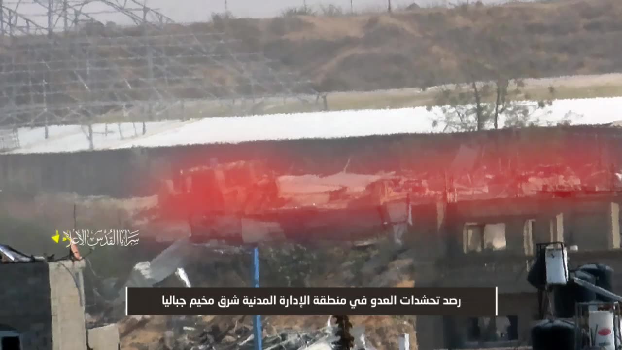 Al-Quds Brigades show scenes of the bombardment of its mujahideen with a missile salvo