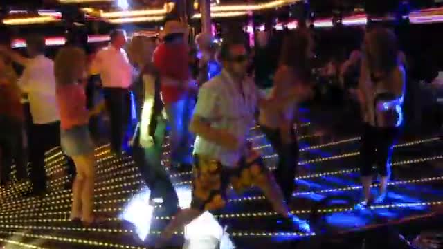 Bailey Dancing on the Cruise