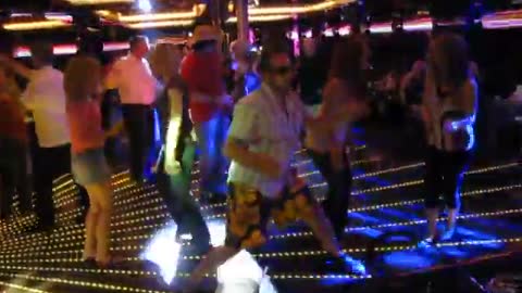 Bailey Dancing on the Cruise