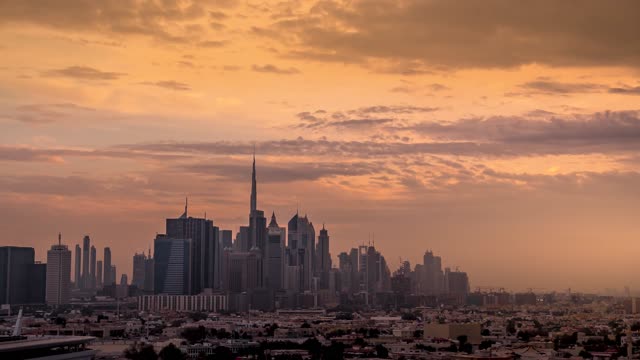 This is a view of Dubai skyscraper. It's cool. I'd like to visit it later.