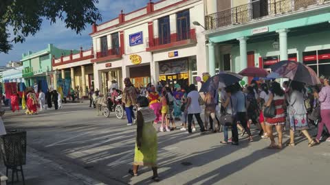 Holguin Cuba A parade