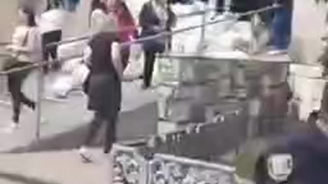 Enraged women staged a pogrom in the military enlistment office of Khust in Transcarpathia