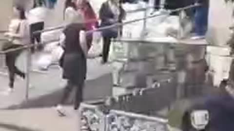 Enraged women staged a pogrom in the military enlistment office of Khust in Transcarpathia