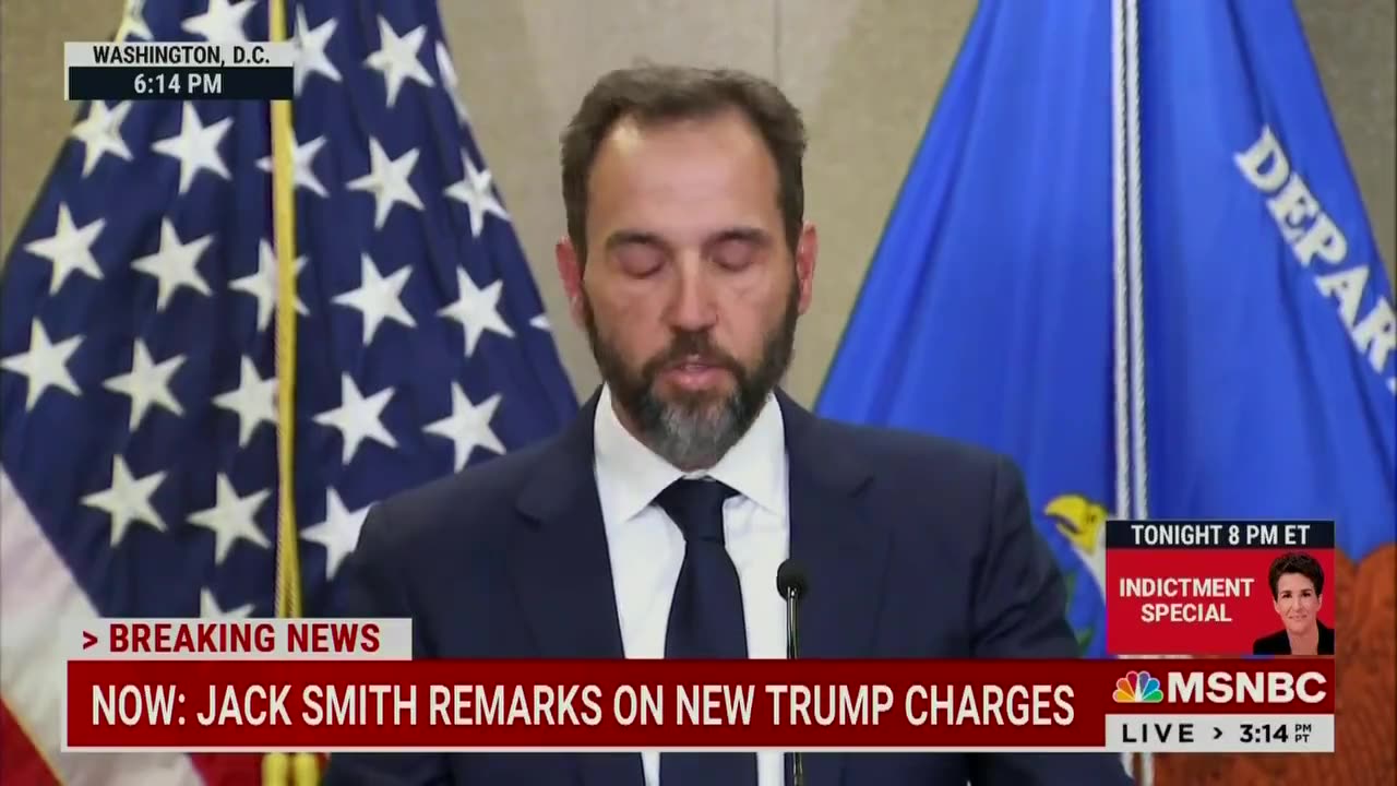 Jack Smith is out of breath reading the Donald Trump indictment