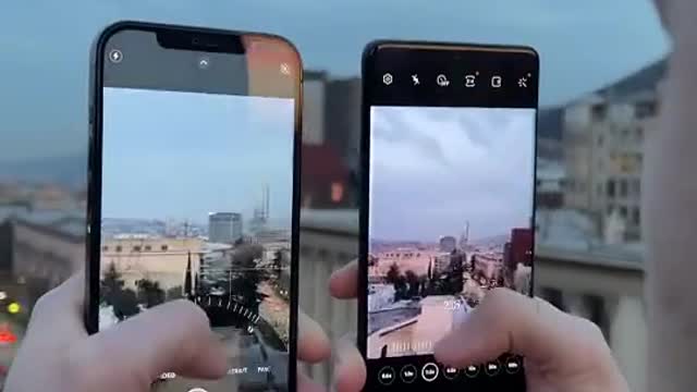 Iphone 12 pro vs samsung zooming competition