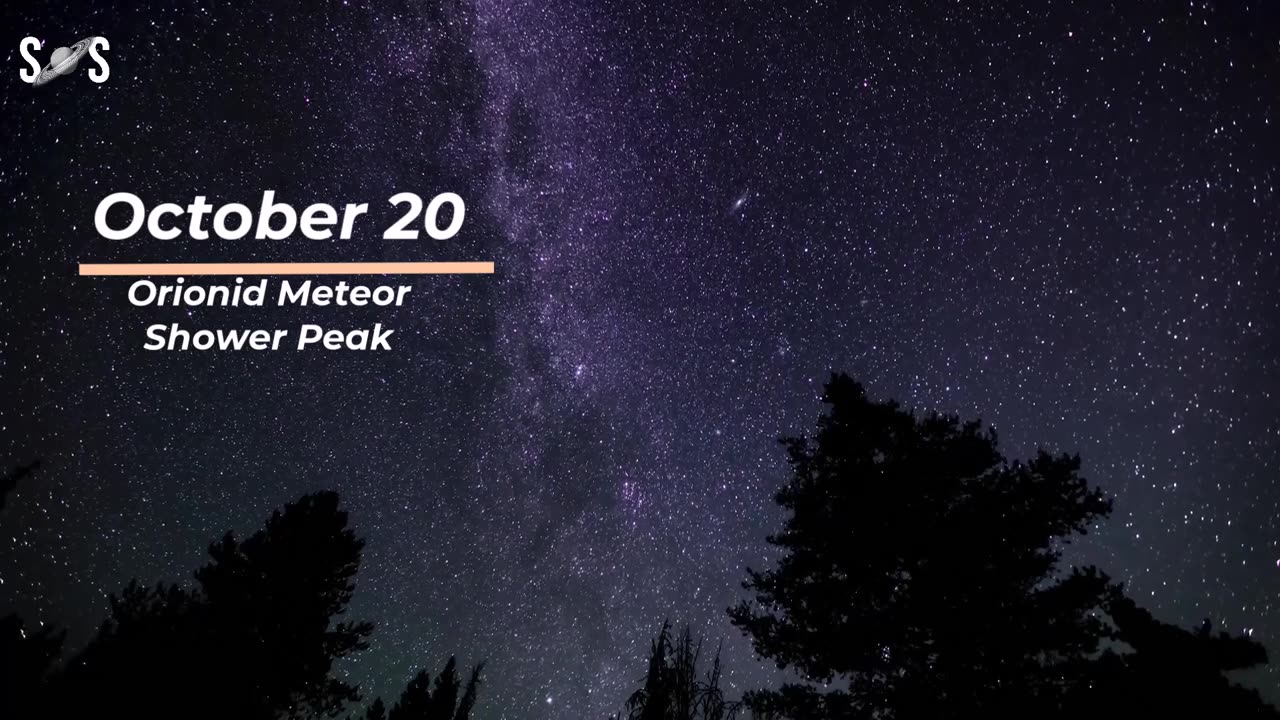 Night Sky Oct 2024 Events | Orionids Meteor Shower 2024