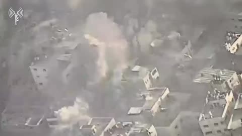 More videos of IDF strikes on Hamas targets, officials say more than 320 targets hit.