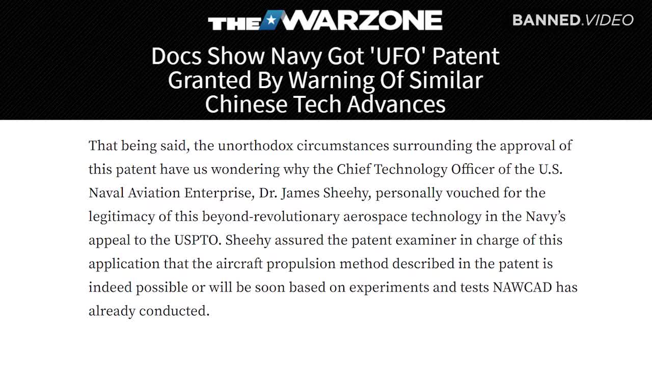 US Navy Announces New Technology Claiming That They Can Change The Fabric Of Reality