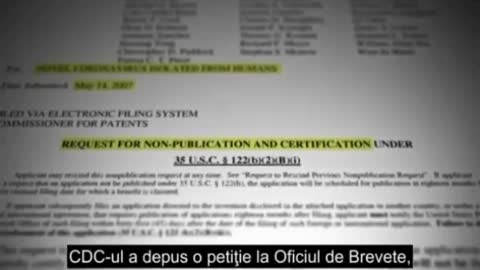 Dr David Martin: CDC a depus in 2007 brevetul pentru SARS-CoV