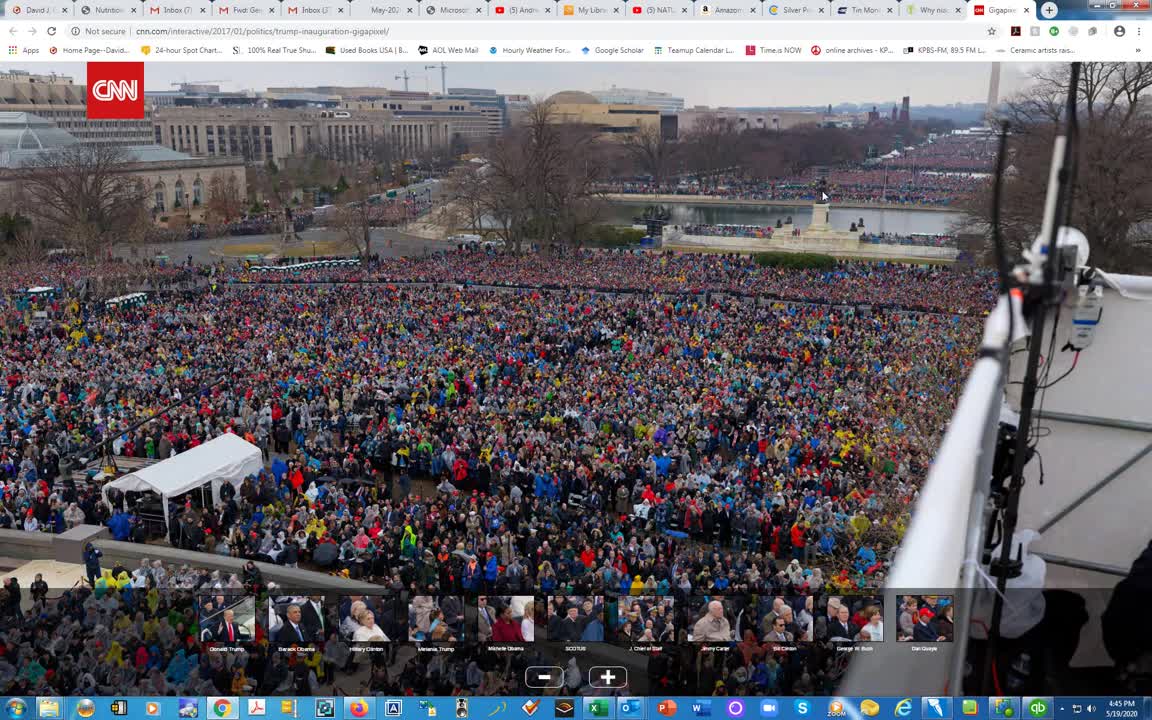 PROOF that President Trump's Inaugural crowd was YUGE!