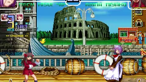 Hisui, Kohaku, Mech Hisui, and the fleet (Me) vs Miyako
