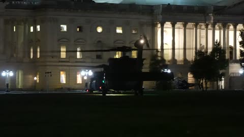 Military & Police Helicopters hold readiness exercises at the US Capitol