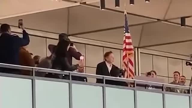 Elon Musk getting a better reception than Biden from US servicemen