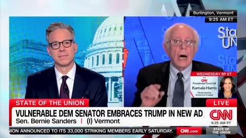 Bernie Sanders Ducks Question About Swing State Democrats Ditching Harris