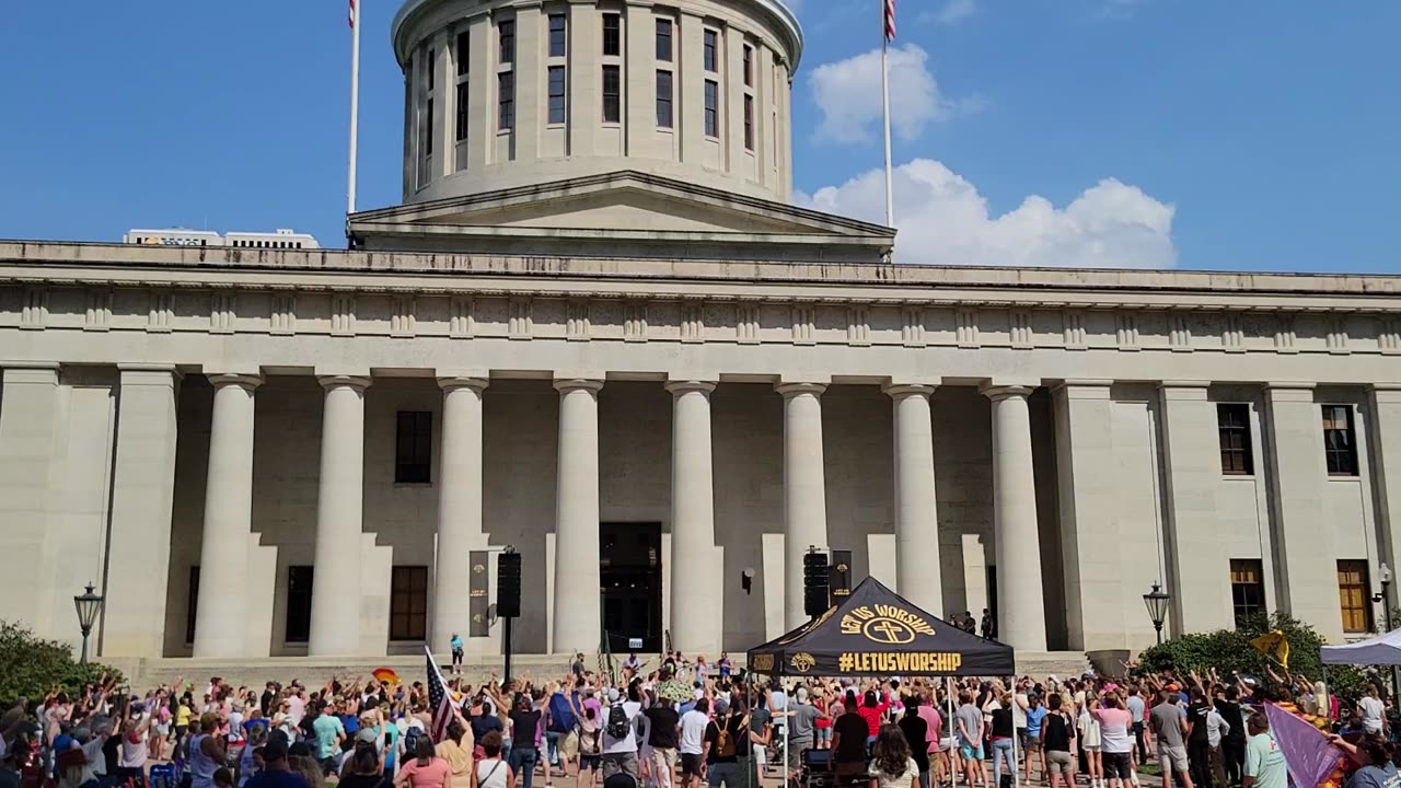 Praise and Worship at the Ohio Statehouse Aug 24th with Sean Feucht