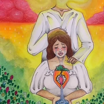 I drew what repentance feels like to me