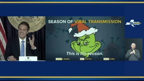 JUST CORNY: Andrew Cuomo introduces New York to the 'COVID Grinch'