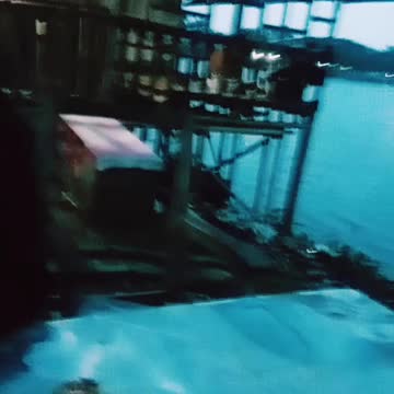 the beautiful view on the lake