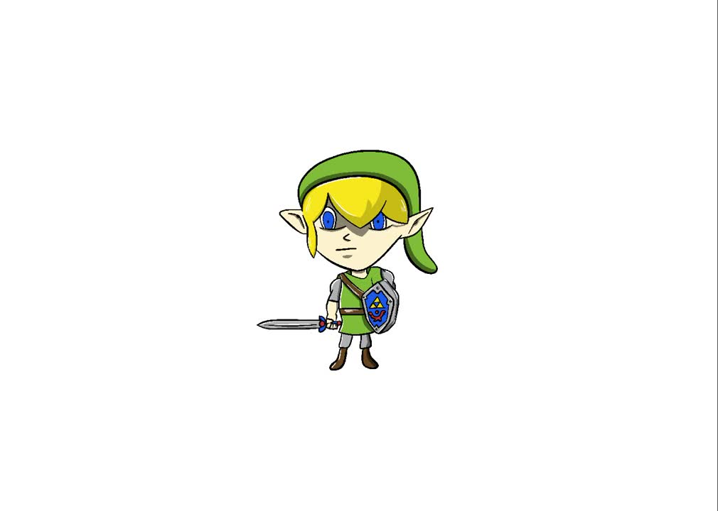 Procreate Link - Legends of Zelda iPad Art