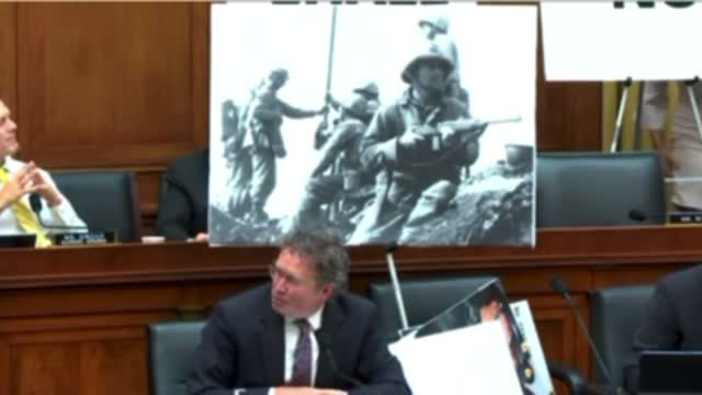 Congressman Massie destroys democrats claims about weapons of war.