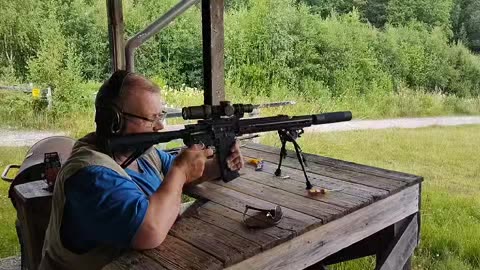 SIG 516 in suppressor "mode", with a Infitech silencer, Made In Sweden