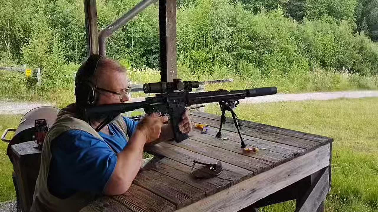 SIG 516 in suppressor "mode", with a Infitech silencer, Made In Sweden