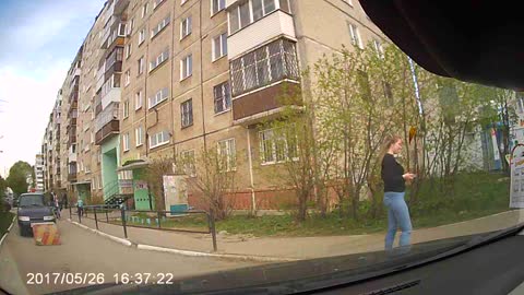 Young Boy Falls From Car
