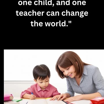 One Teacher can change the world # quotes
