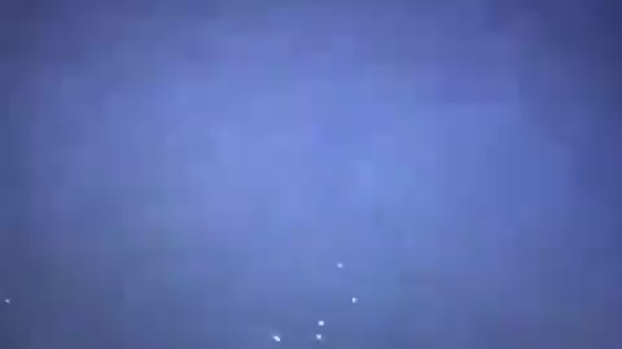 Around 60 unidentified flying objects were spotted in the skies above Palmdale, California.