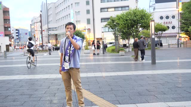 サルサ岩渕 松本駅 街頭演説 2022-07-09