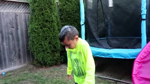 Splash Dunk Tank Challenge Family Fun Activities with Kids Fun