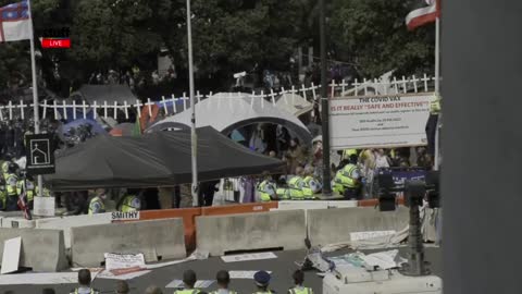 The Destruction of Camp Freedom, Wellington, NZ - Part Two