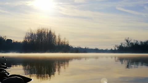 Sunset View Over the Lake#shorts