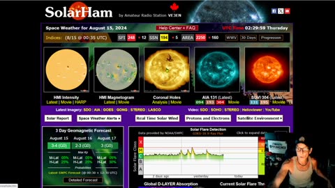 As Predicted Ernesto Becomes A Hurricane - New Large Eruption at Mt Etna - X 1.11 Solar Flare & CME