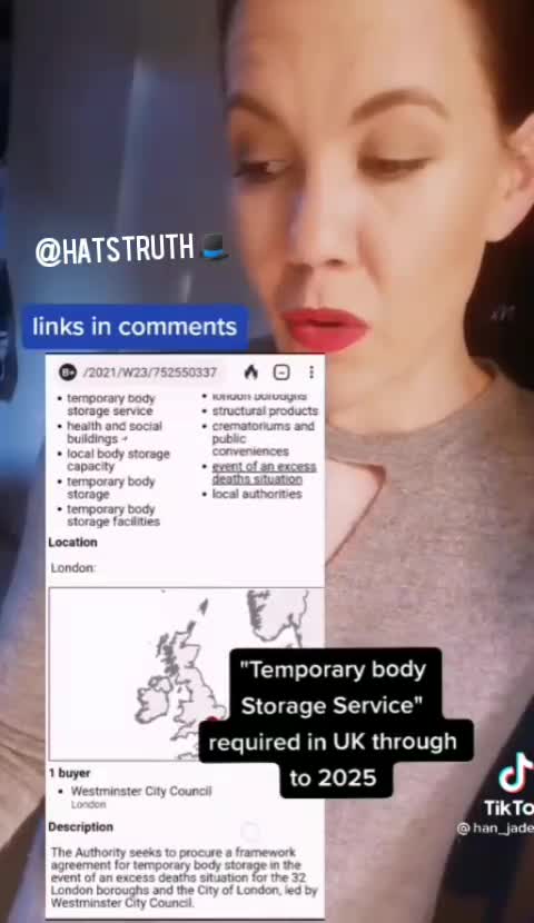 UK: Government Contract out for Body Storage